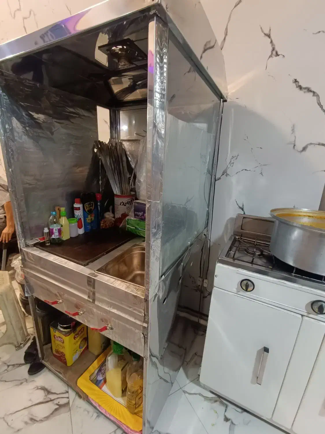 فر ساندویچ و کباب پز 18سیخ شعله ایی|کافیشاپ و رستوران|مرند, |دیوار