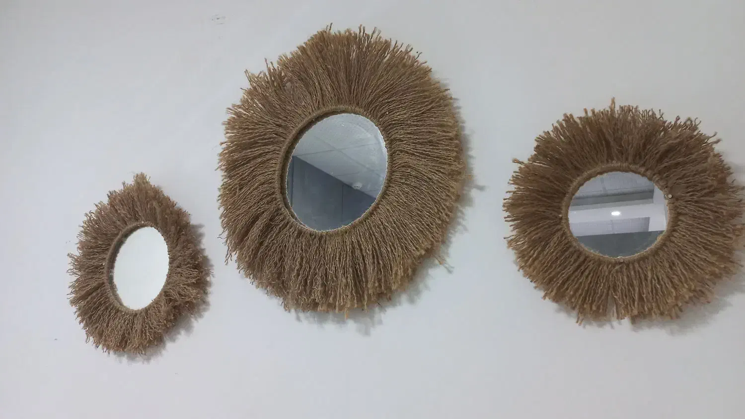 آینه،کتابخانه،شلف،مکرومه قفسه،|آینه|خرم‌آباد, |دیوار