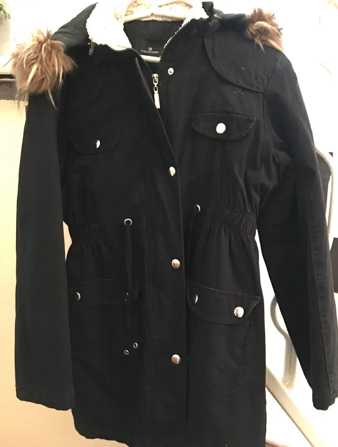 پالتو خزدار کلاه دار سایز ۳۸-۴۰|لباس|اصفهان, فیض|دیوار