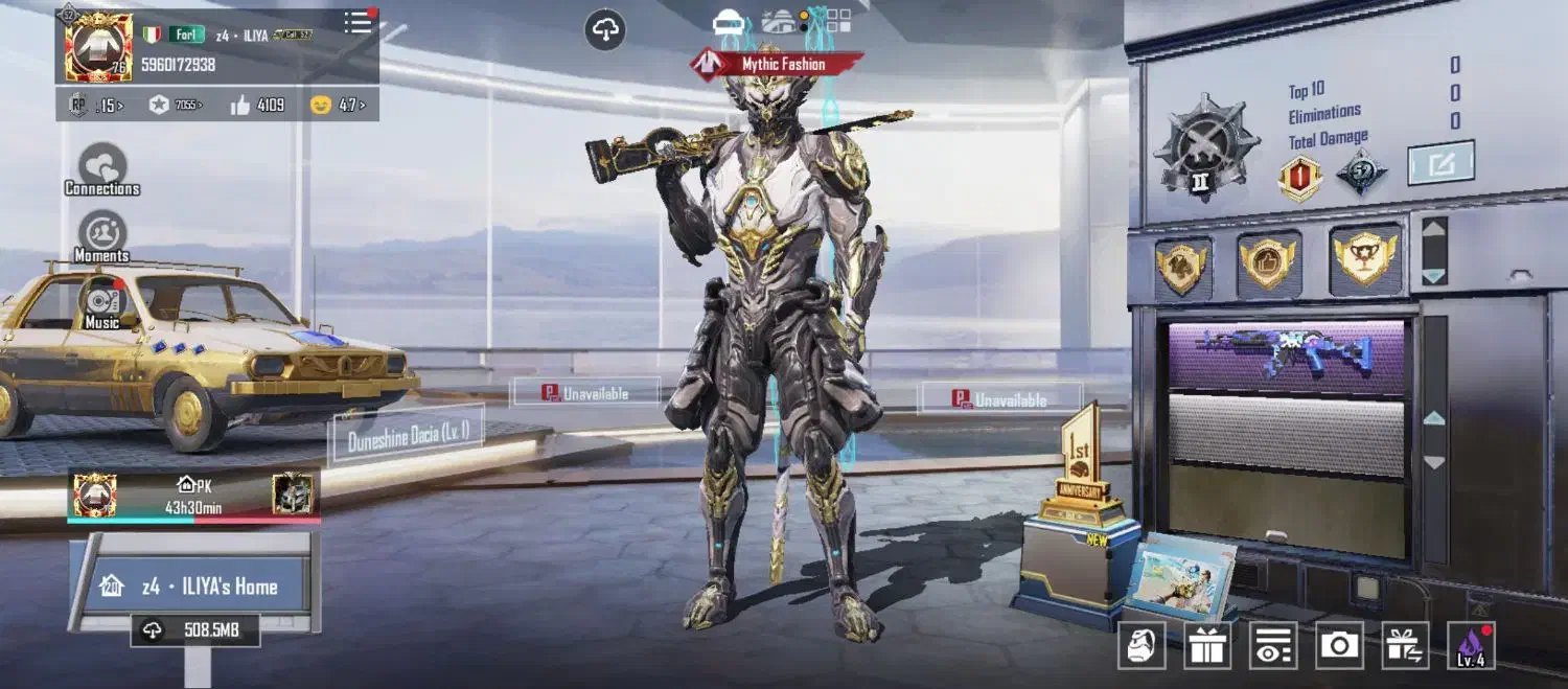 اکانت پابجی لول 77 معاوضه هم با فری فایر|کنسول، بازی ویدئویی و آنلاین|صدرا-فارس, فاز ۱|دیوار