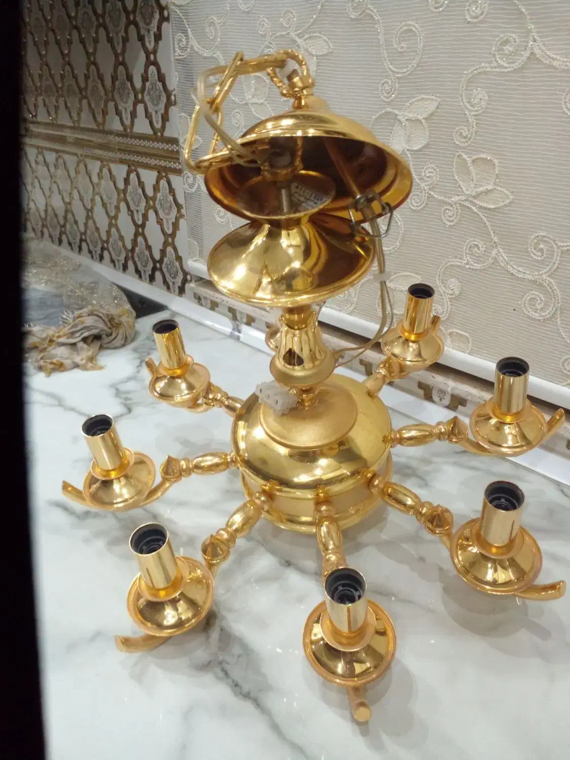 لوستر|لوستر و چراغ آویز|اردبیل, |دیوار