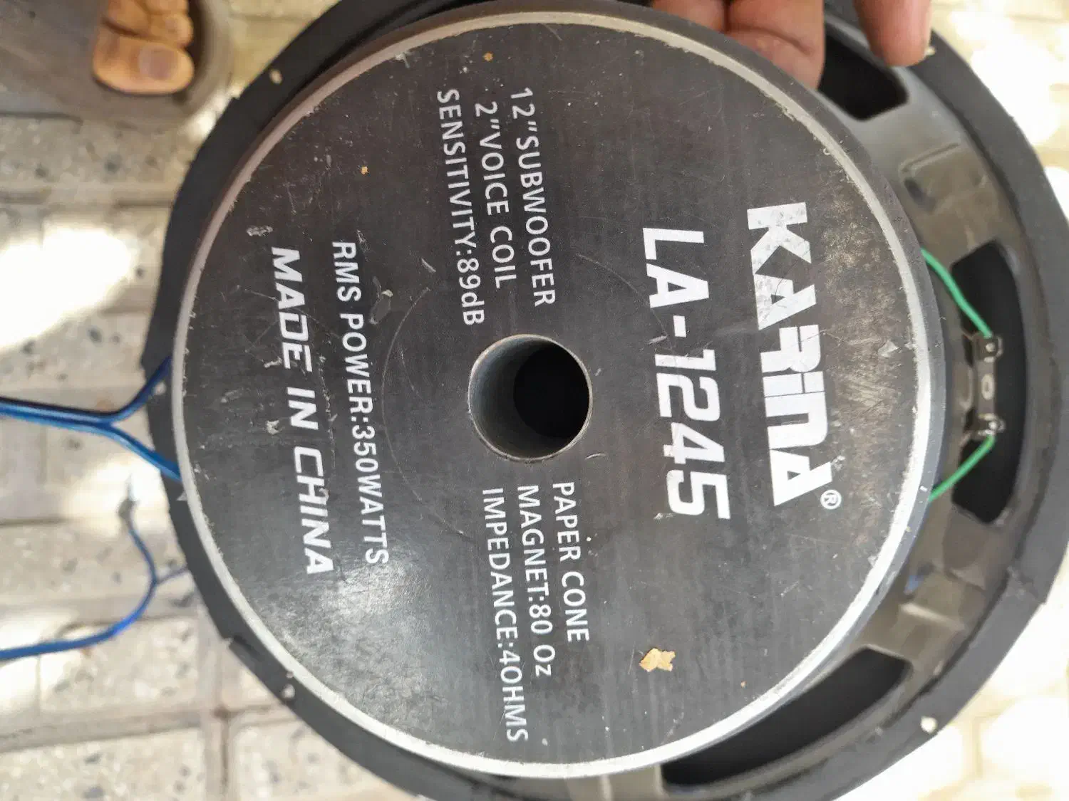 ساب ووفر کارینا  درحدنو ۱۲ اینچ|صوتی و تصویری|ابهر, |دیوار