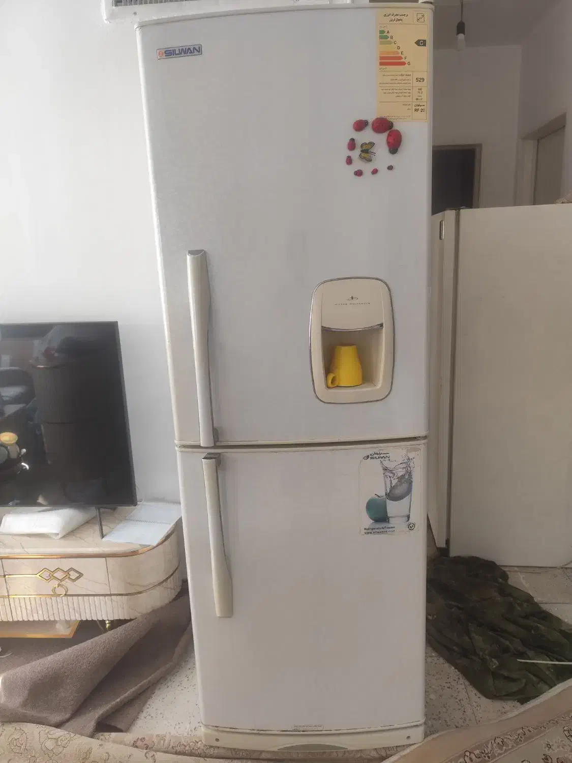 یخچال مارک سیلوان کاملاً سالم و تمیز در حد نو|یخچال و فریزر|هشتگرد, شهرک آفتاب|دیوار