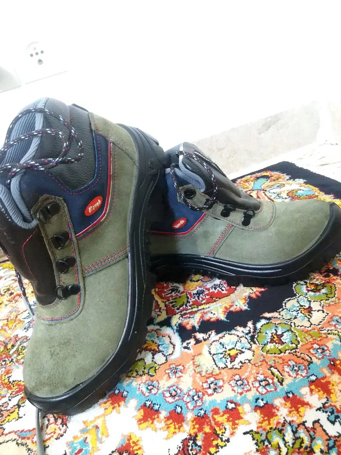 کفش ایمنی چرم نسوز کاوه|کیف، کفش، کمربند|گلبهار, شهر جدید گلبهار|دیوار