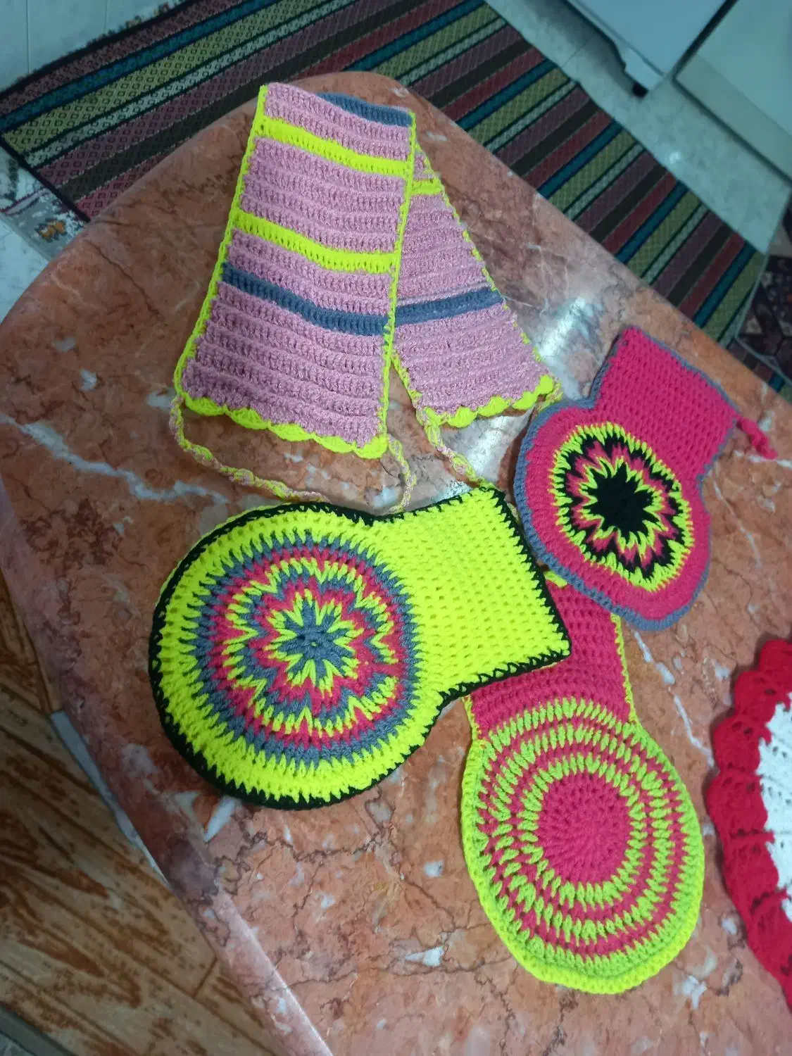 قلاب بافی های متنوع|صنایع دستی و سایر لوازم تزئینی|عباس‌آباد, |دیوار