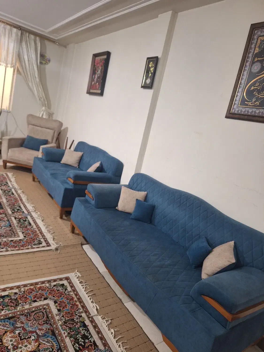 مبل ۹نفره|مبلمان خانگی و میز عسلی|شیراز, وصال|دیوار
