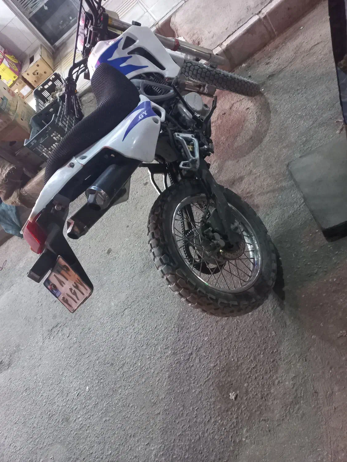 موتور تریل زیپ استار جفت اگزوز|موتورسیکلت|کرمان, |دیوار