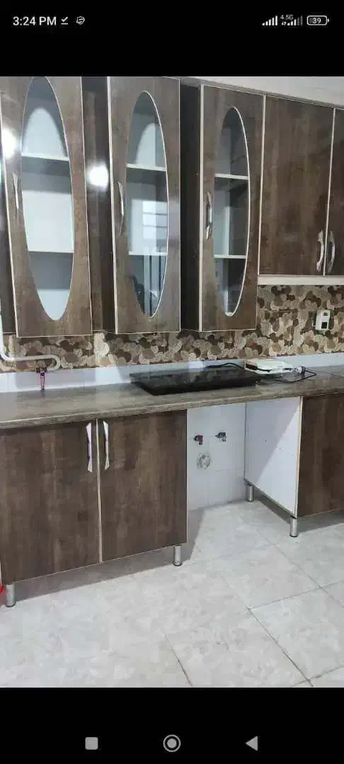 فروش کابینت های گلاس  در حد نو به همراه هود و سینک|آب‌چکان و نظم‌دهنده ظروف|زاهدان, |دیوار