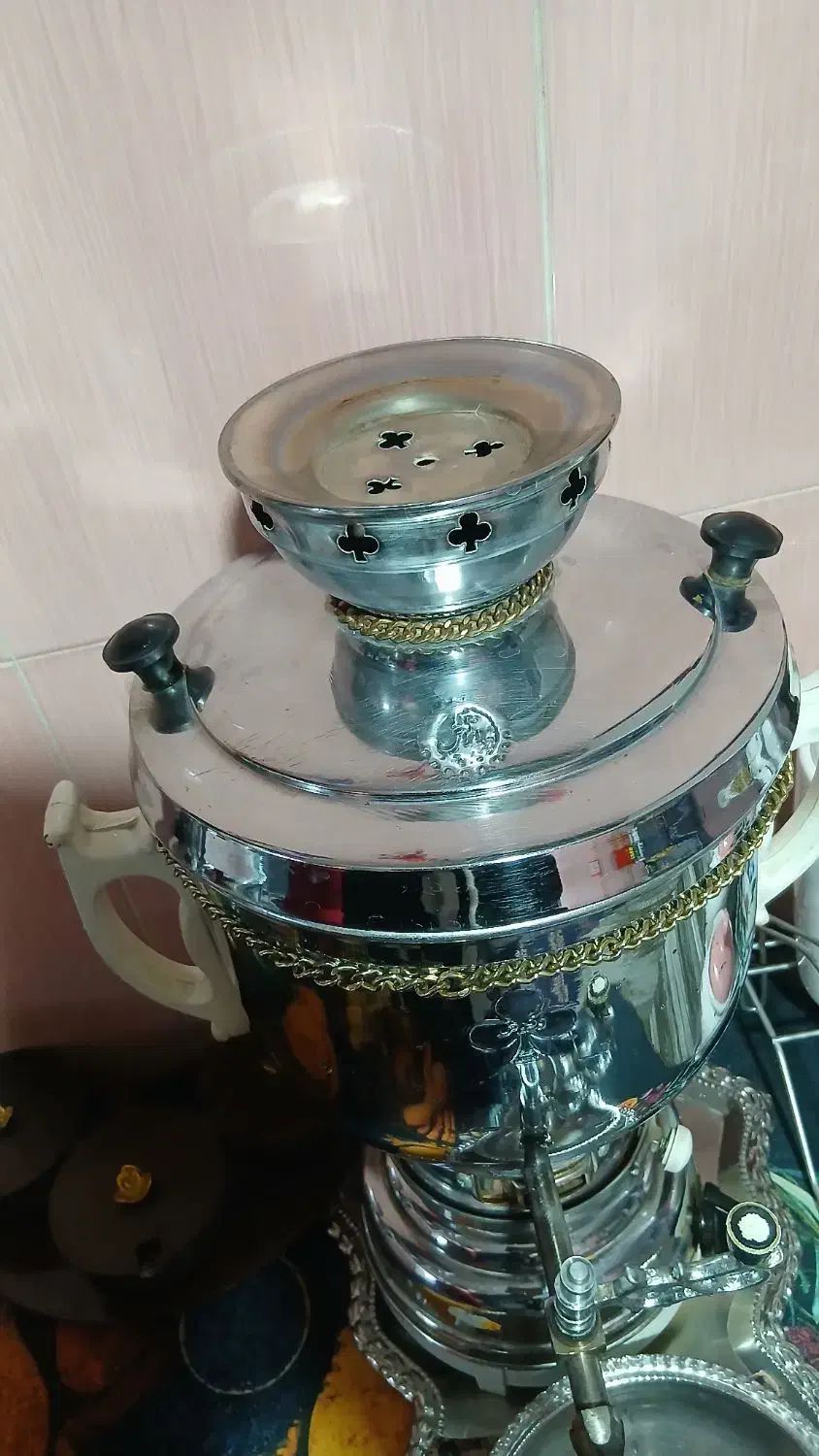 سماورگازی ۴لیتری|سماور، چای‌ساز، قهوه‌ساز|قرچک, شهرک الحدید|دیوار