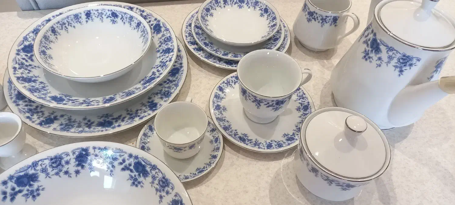 ظروف چینی موراکامی اصل ژاپن ۸۰ پارچه عتیقه|ظروف سرو و پذیرایی|تهران, امامت|دیوار