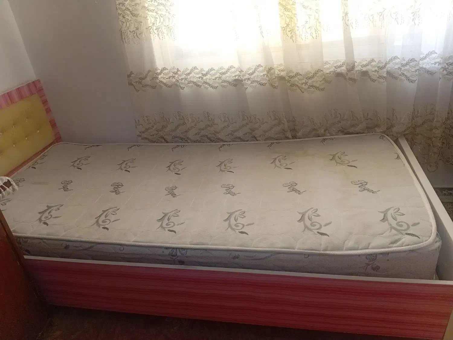 تخت نوجوان با تشک|تخت و سرویس خواب|تنکابن, |دیوار