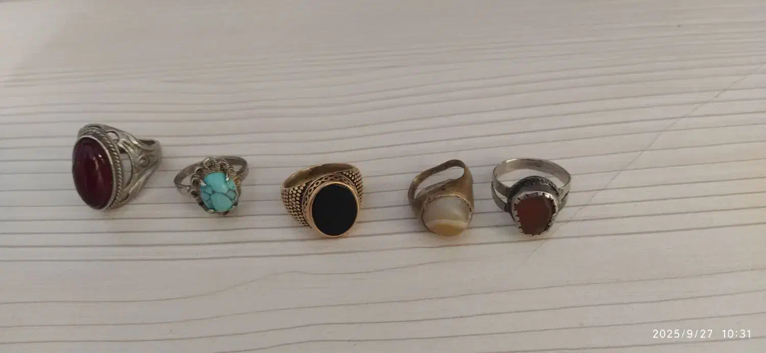 ۴ تا انگشتر عطیقه|زیورآلات و اکسسوری|قیدار, |دیوار