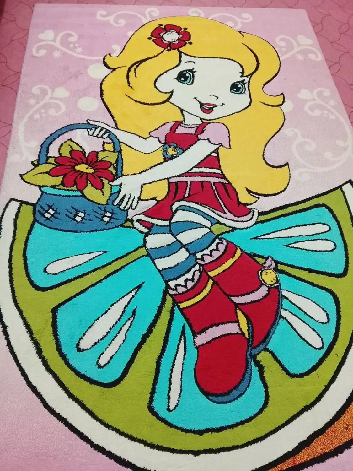 فرش شش متری کودک و پادری|فرش|لار, |دیوار