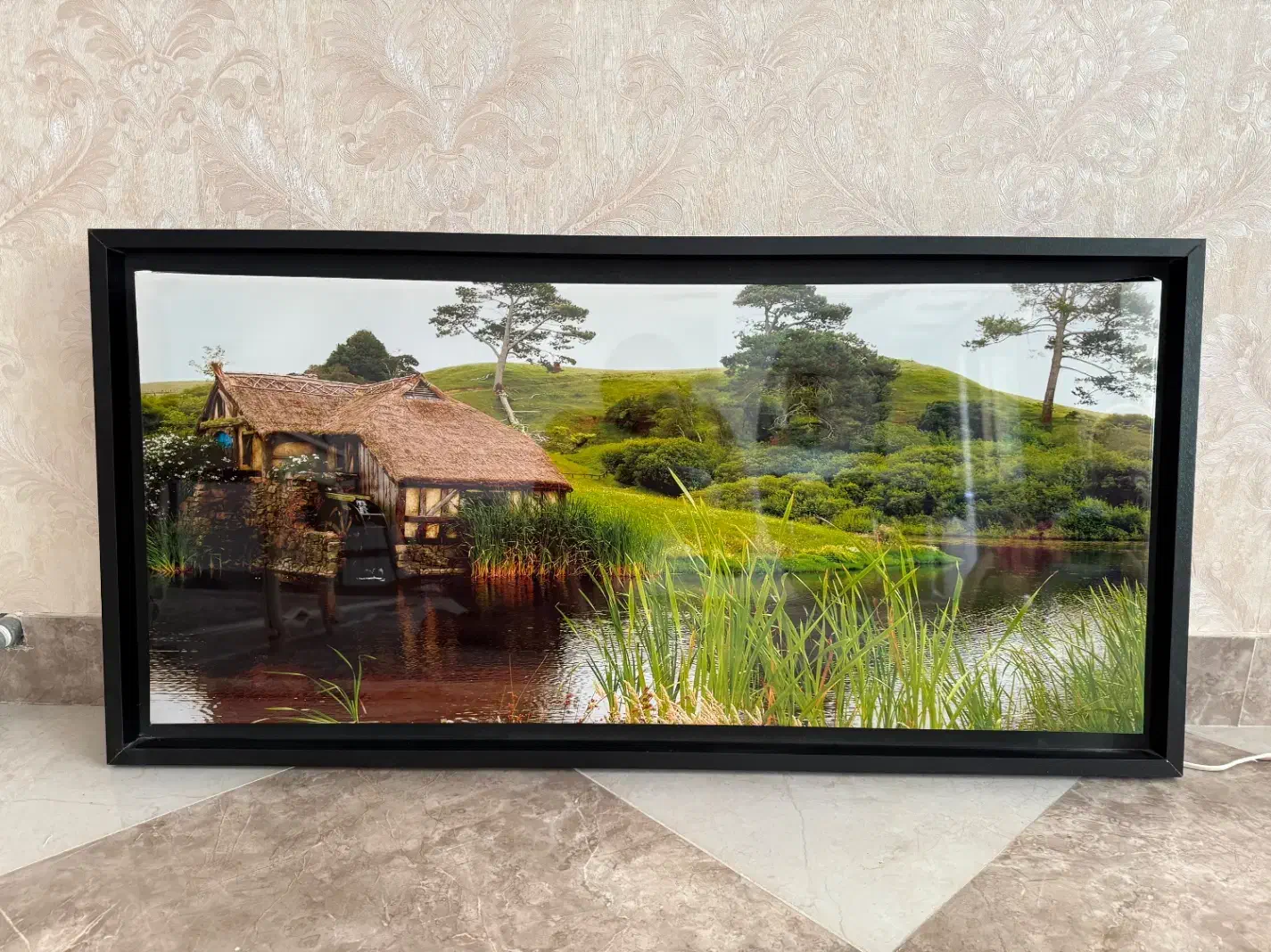 تابلو طبیعت چراغدار|تابلو، نقاشی، عکس|اردبیل, |دیوار