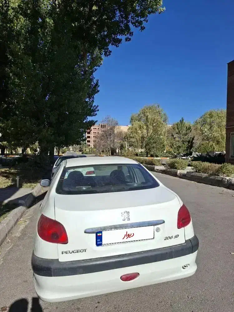 پژو ۲۰۶sd مدل ۸۸ دوگانه کارخانه تک برگ سند|خودرو سواری و وانت|اردبیل, |دیوار