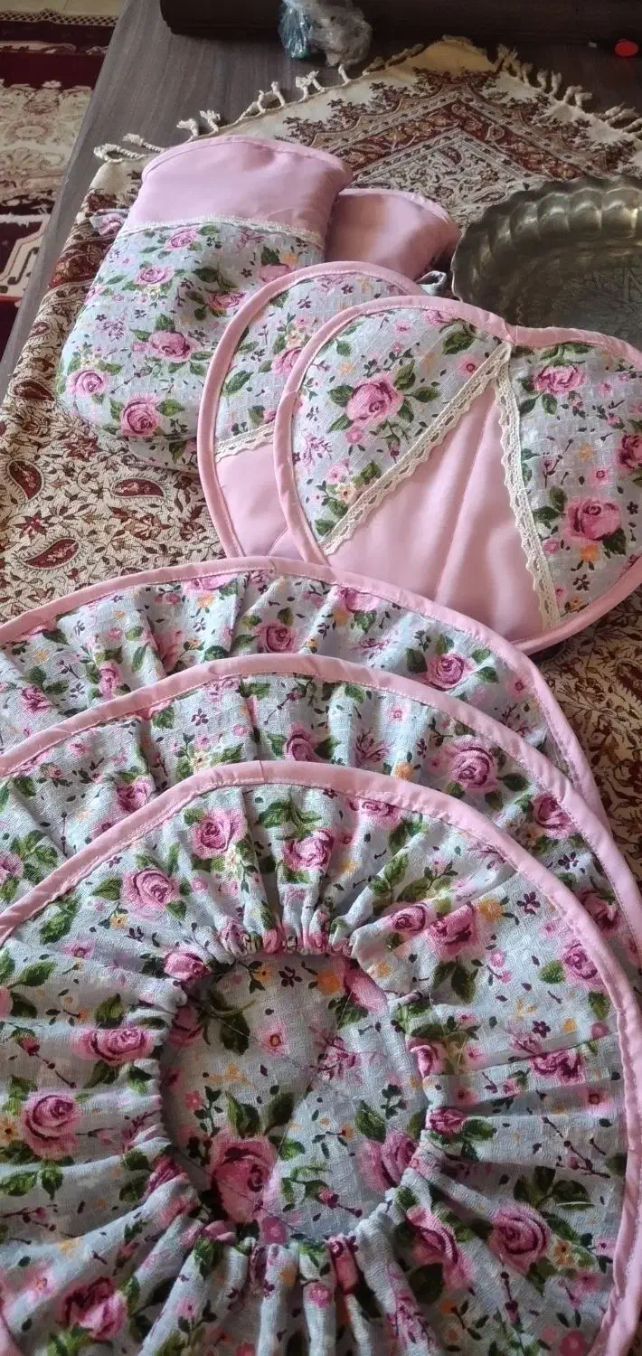 ستهای زیبای اشپزخانه|سفره، حوله، دستمال آشپزخانه|کاشان, دانش|دیوار