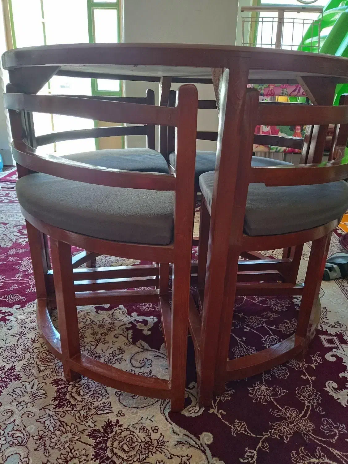 میز ناهارخوری ۴نفره عقدا|میز و صندلی غذاخوری|عقدا, |دیوار