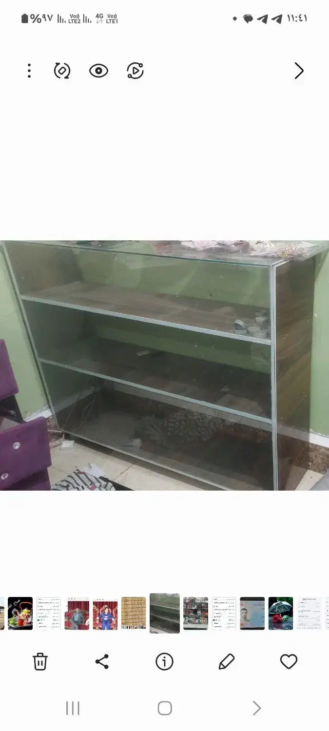 ویترین چوب شیشه ای|بوفه، ویترین، کنسول|شادگان, |دیوار