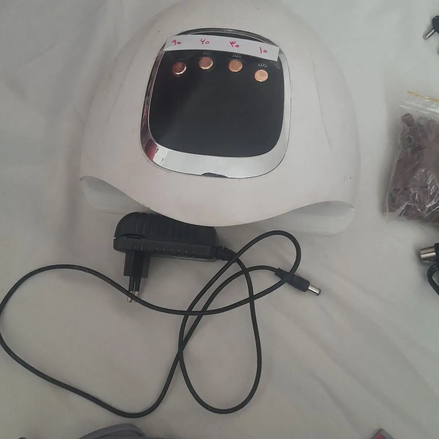 فروش تمام وسایل کاشت ناخن همراه کیف وسایل|آرایشی، بهداشتی، درمانی|کرمانشاه, |دیوار