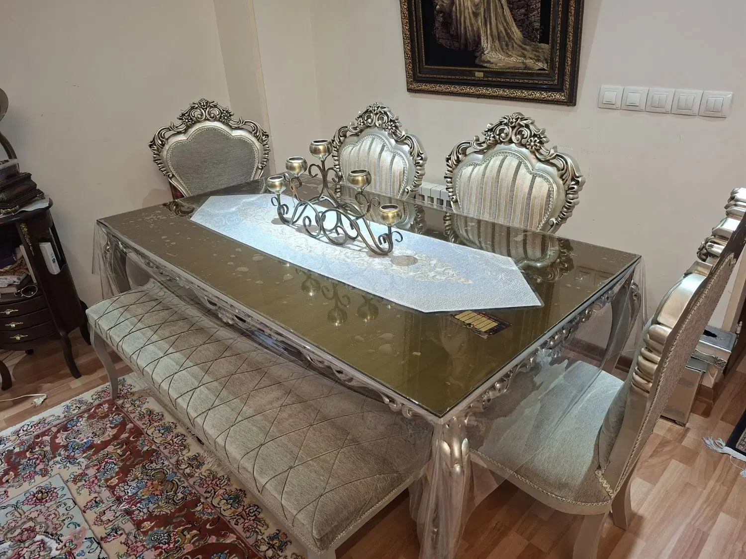 مبل سلطنتی چوب راش|مبلمان خانگی و میز عسلی|تبریز, |دیوار