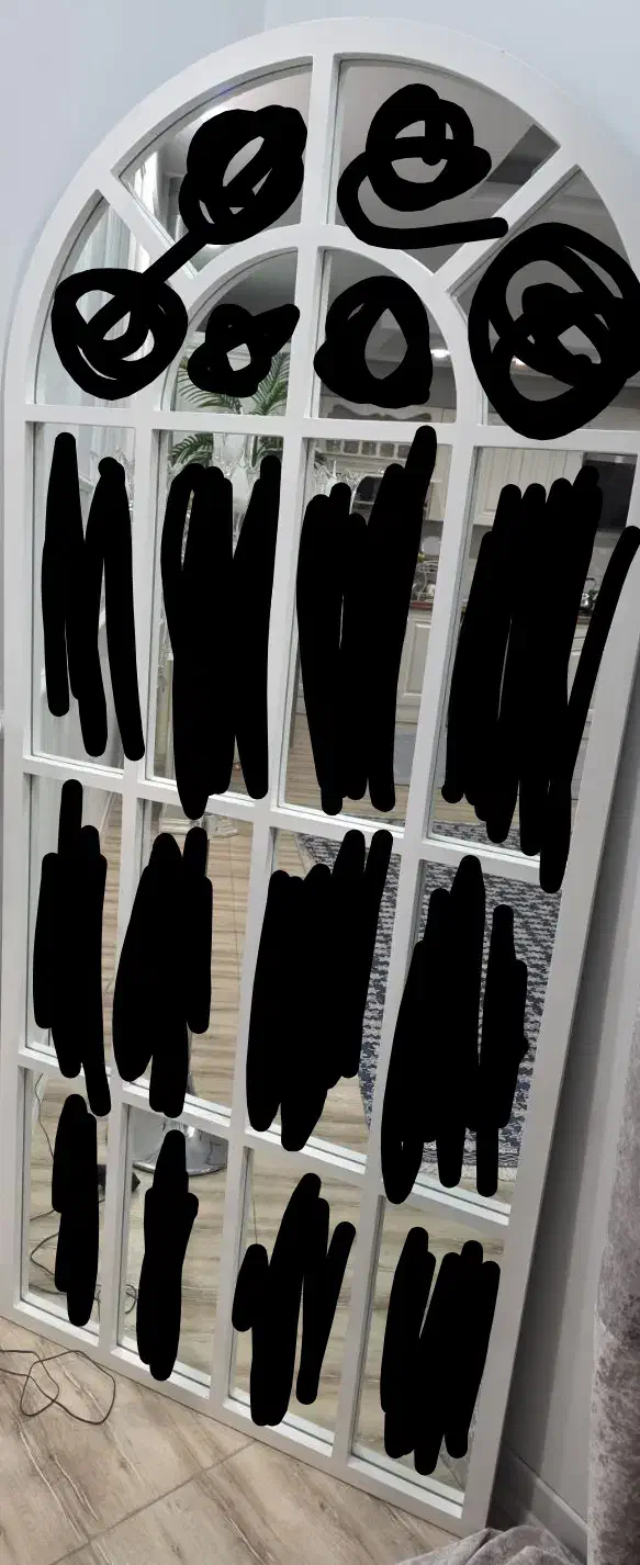 آینه قدی سفید|آینه|اسلامشهر, شهرک مفیدی|دیوار