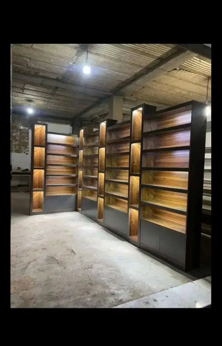 طراحی و ساخت انواع دکوراسیون و قفسه|کتابخانه، شلف، قفسه‌های دیواری|اهواز, کوی مهدیس|دیوار