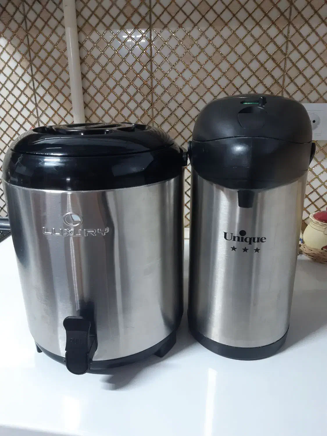 فلاکس چایی وکلمن آب|ظروف نگهدارنده، پلاستیکی، یک‌بارمصرف|شیروان (خراسان), |دیوار