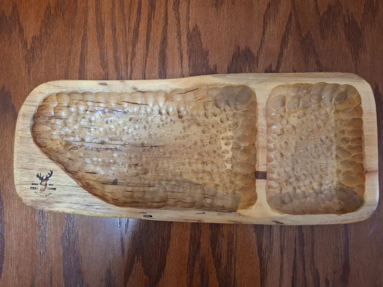 ظرف سرو و پذیرایی چوبی مارک دار دست ساز|ظروف سرو و پذیرایی|نورآباد, |دیوار