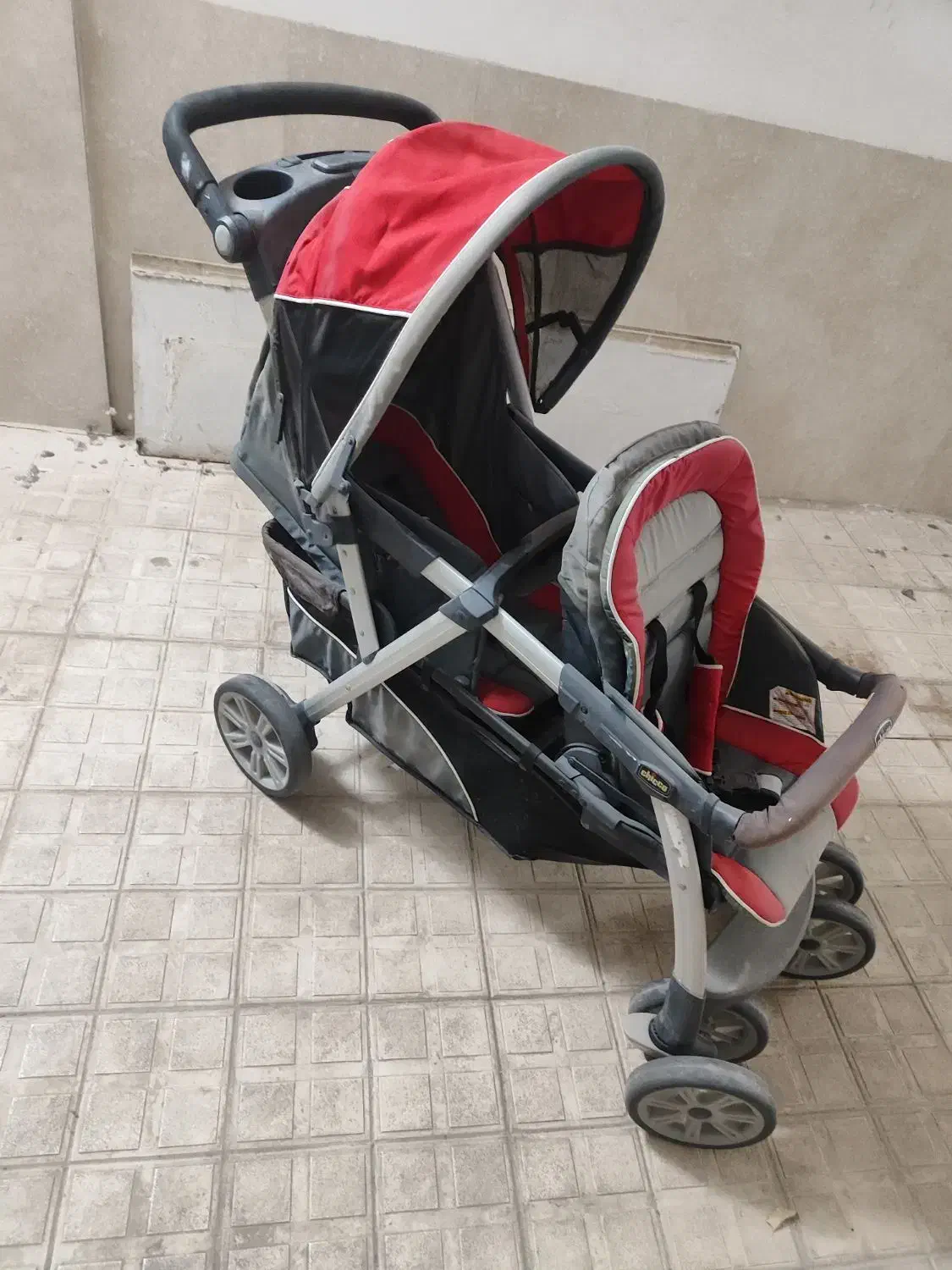 کالسکه چیکو اصل خارجی دوقلو|کالسکه و لوازم جانبی|مشهد, تلگرد|دیوار