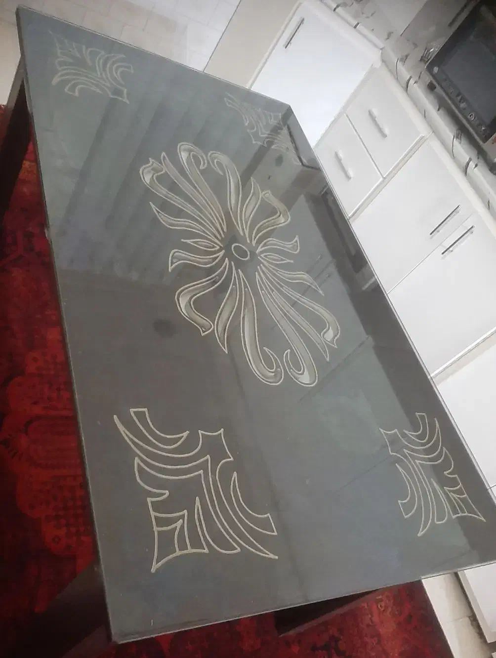 میز ناهارخوری ۶ نفره همراه با شیشه|میز و صندلی غذاخوری|ایلام, |دیوار