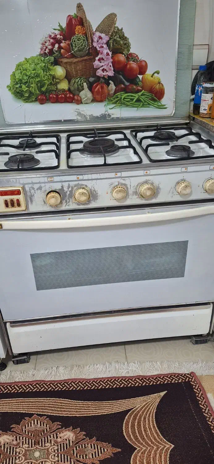 فر گاز ۵شعله|اجاق گاز و لوازم برقی پخت‌وپز|سیرجان, |دیوار