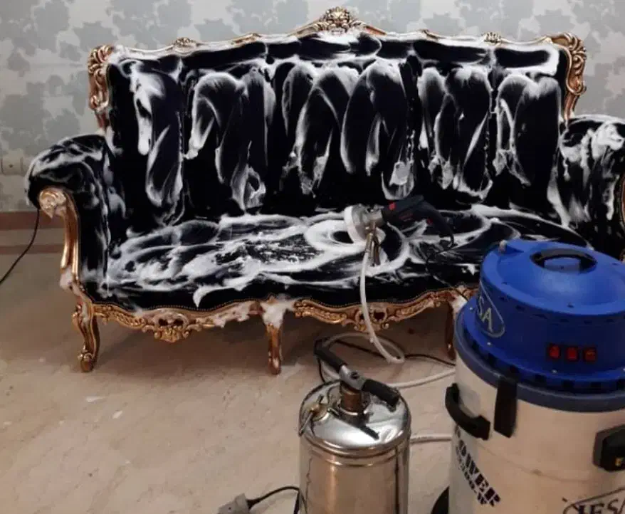 مبل شویی در منزل با دستگاه فوق حرفه ایی در کرمان|خدمات نظافت|کرمان, |دیوار