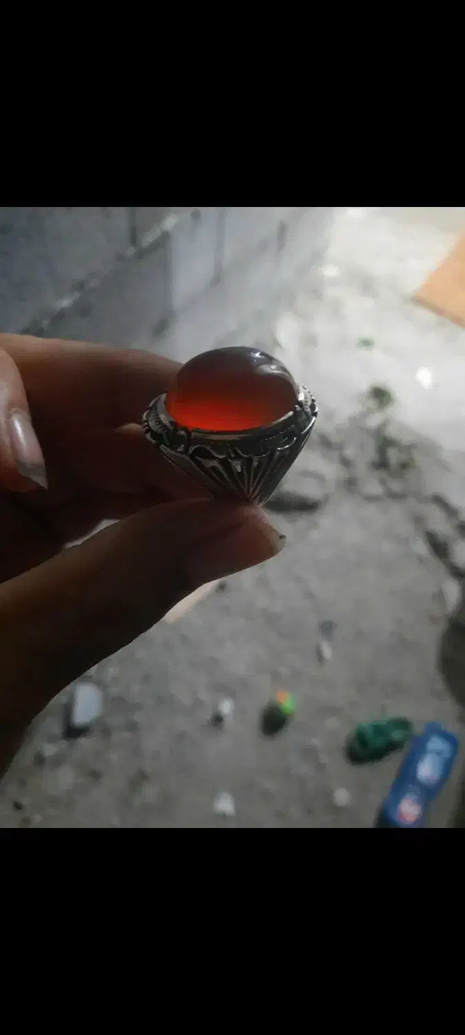 انگشتر عقیق سرخ|جواهرات|بندرعباس, |دیوار