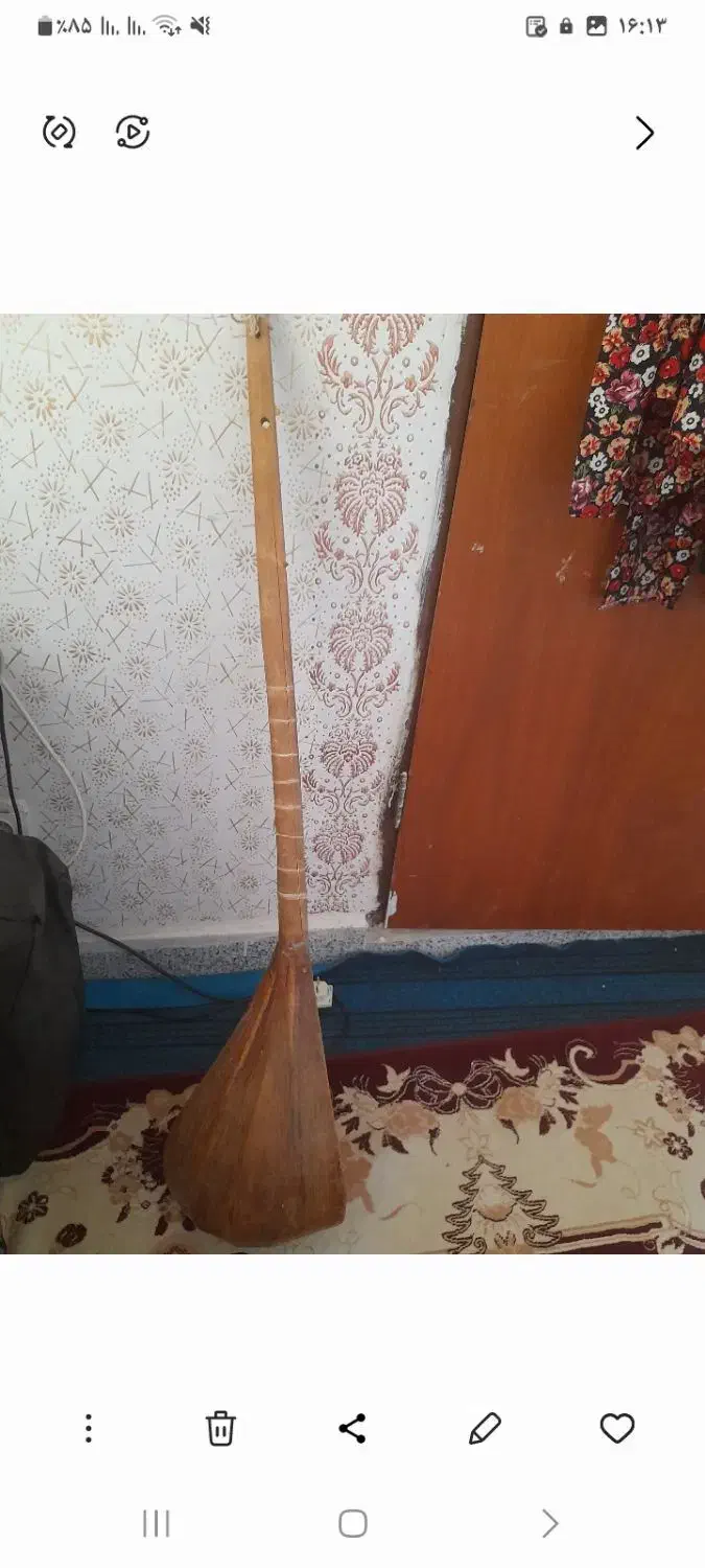 سه تار 285|سازهای سنتی|شیروان (خراسان), |دیوار