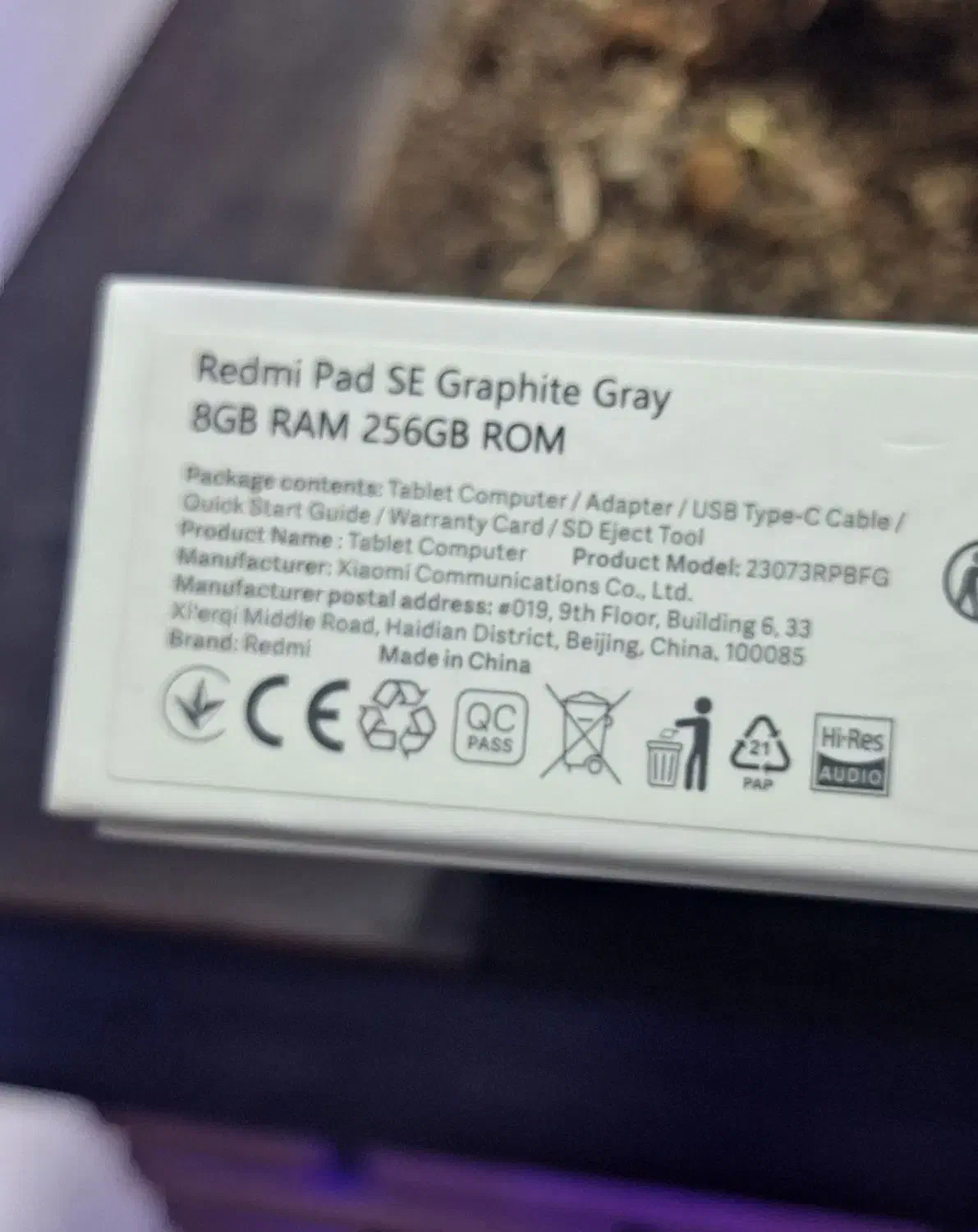 تبلت redmi pad se 256GB|تبلت|رویان, |دیوار