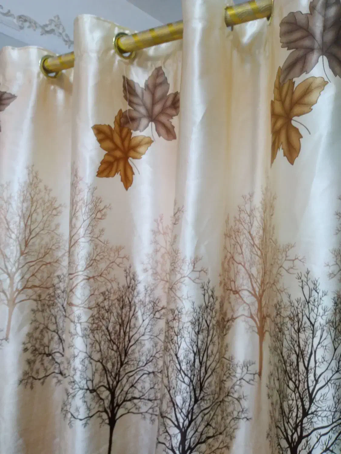 پرده زبراوحریروساتن|پرده، رانر، رومیزی|مشهد, کوی سیدی|دیوار