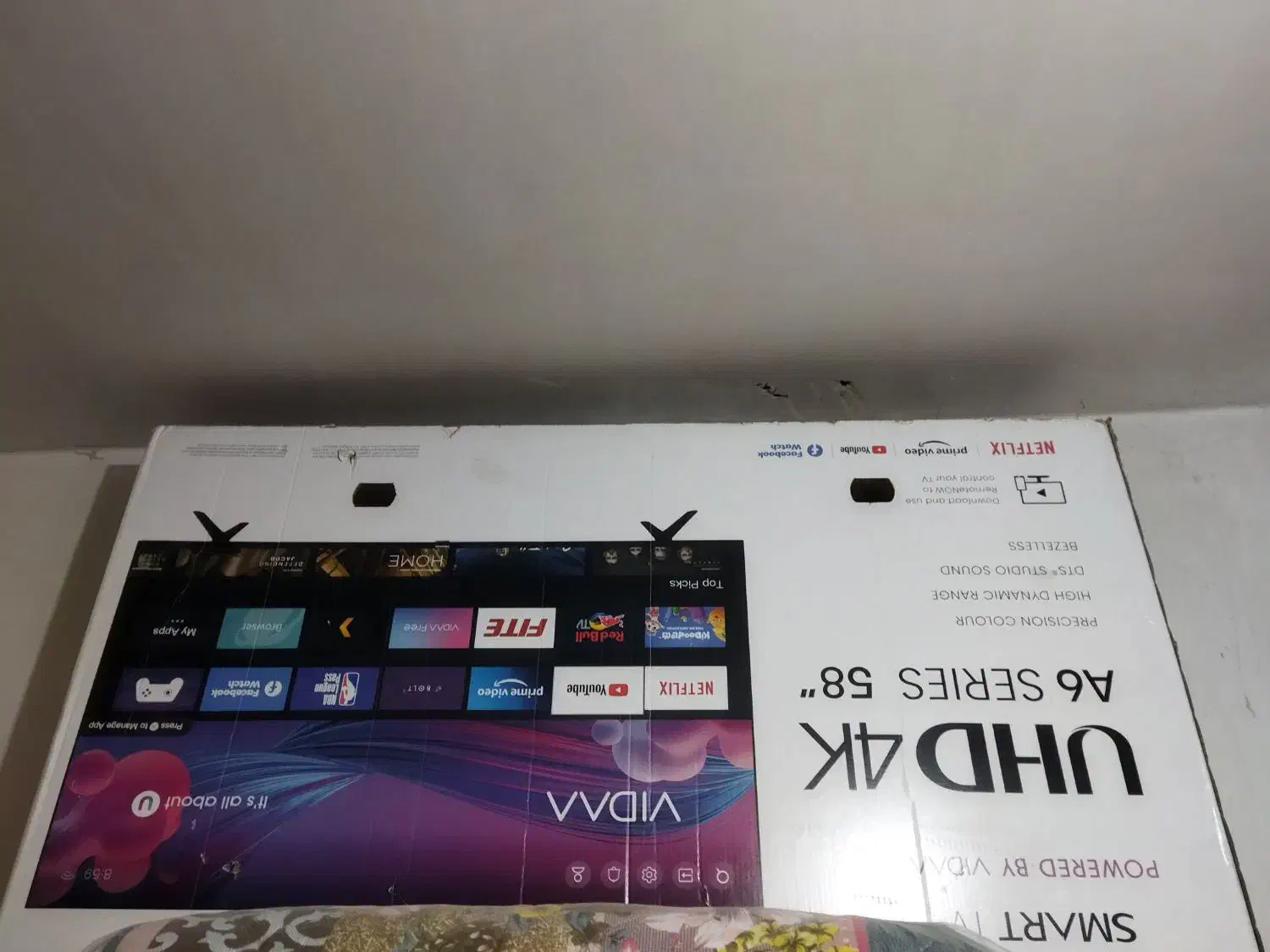 کارتون تلوزیون ال ای دی ۵۸اینچ|ابزارآلات|باوی, |دیوار