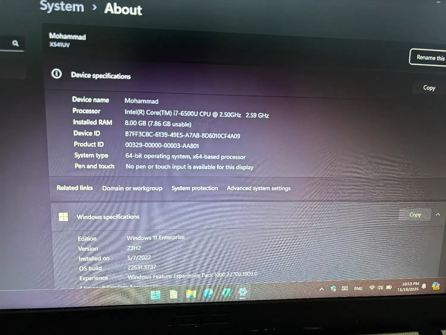 لپتاب ایسوس|رایانه همراه|اراک, |دیوار