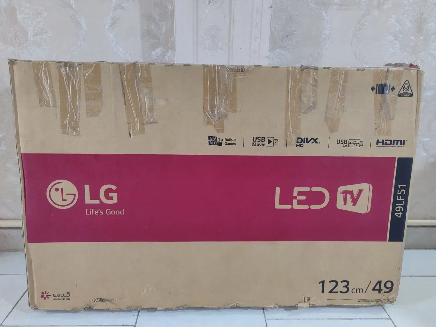 تلویزیون LED الجی ۴۹ اینچ سالم|تلویزیون و پروژکتور|اسلام‌شهر, شهرک قائمیه|دیوار