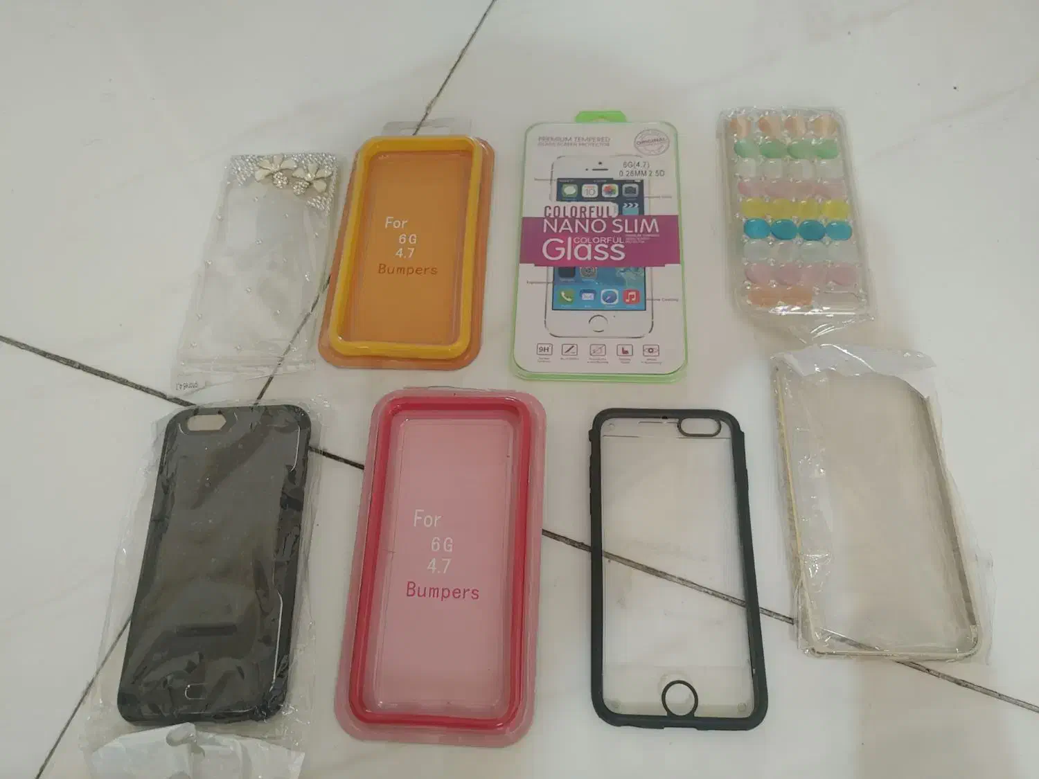 تعدادی قاب و گارد و گلس ایفون 6|لوازم جانبی موبایل و تبلت|تهران, شهرآرا|دیوار