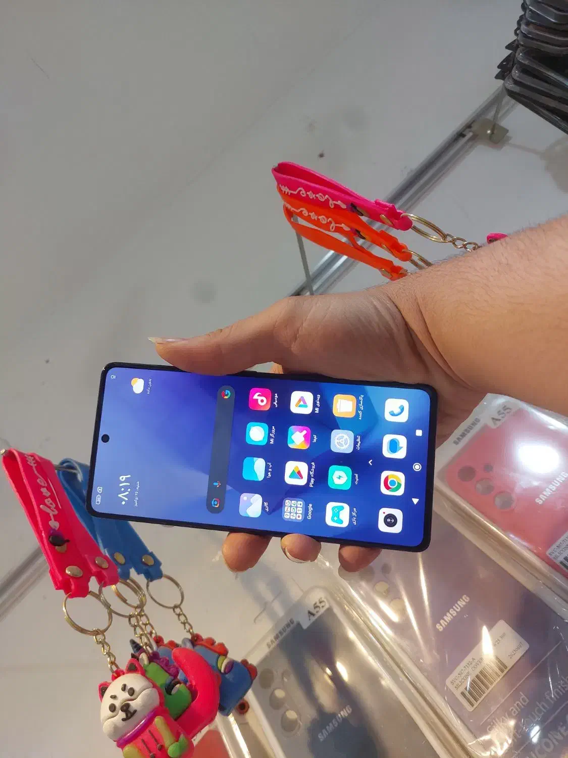 شیائومیnote13pro512رام12تمیزدرحدنوهمراه هدیه1.سرور|موبایل|قم, عمار یاسر|دیوار