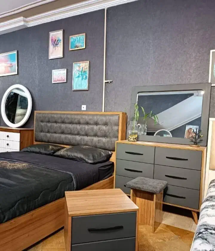 سرویس خواب دونفره مدل آنتیک کد18|تخت و سرویس خواب|کرج, عظیمیه|دیوار