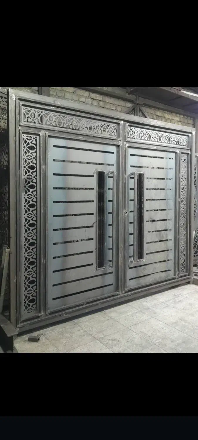 درب حیاط نرده نفر رو پارکینگ چارچوب خرپشته اسانسور|مصالح و تجهیزات ساختمان|ری, بازار آهن|دیوار