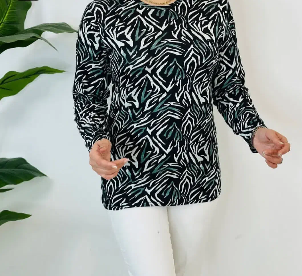 بلوز طرحدار زنانه ترک وارداتی|لباس|آذرشهر, |دیوار