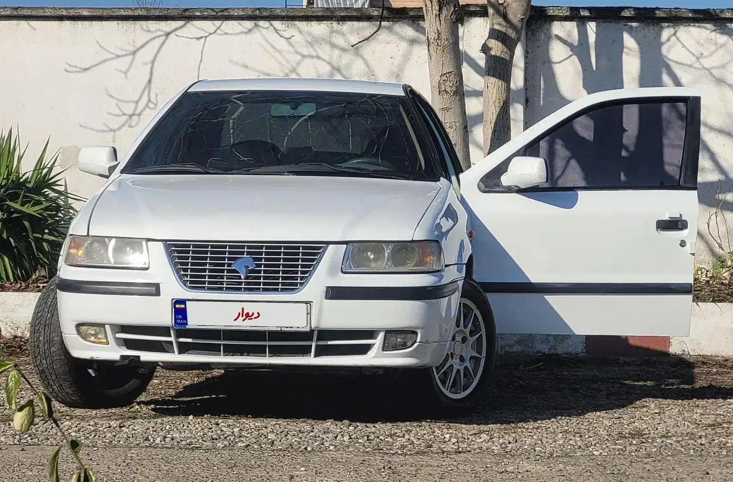 سمند مدل ۸۶ سفید|خودرو سواری و وانت|رشت, حمیدیان|دیوار