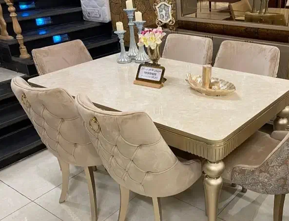 نهارخوری چسترنو مخصوص جهیزیه|میز و صندلی غذاخوری|بروجرد, |دیوار