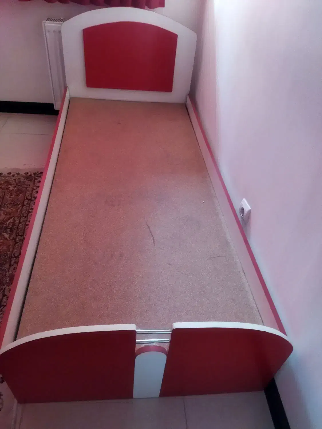 تختخواب نوجوان همراه تشک|تخت و سرویس خواب|محمدشهر, شهرک چمران|دیوار