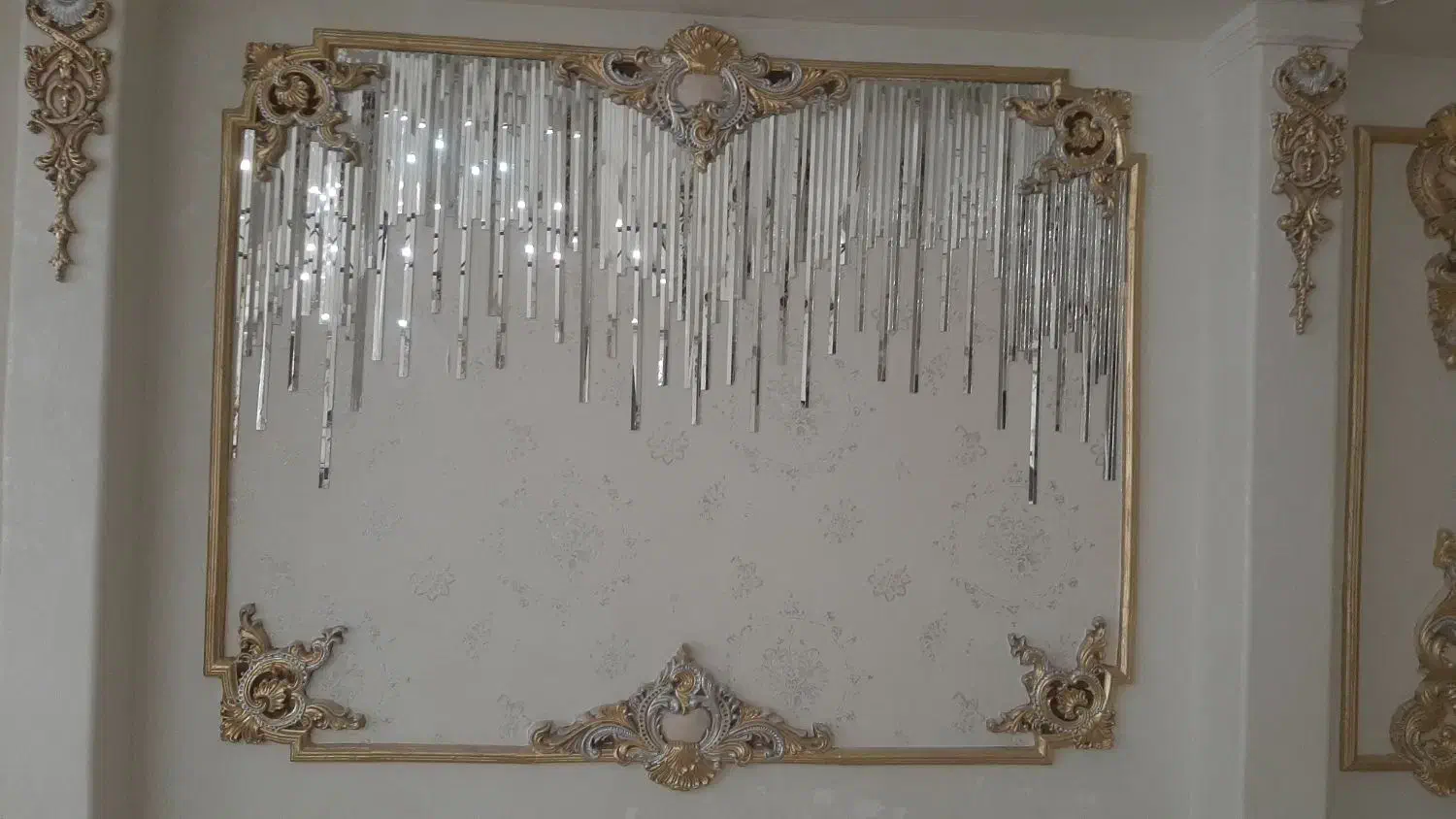 آینه دکوراتیو بک لایت دفرمه|آینه|زنجان, |دیوار