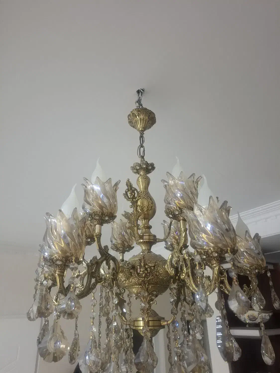 2عددلوستر6شاخه|لوستر و چراغ آویز|رباط‌کریم, رباط‌کریم|دیوار