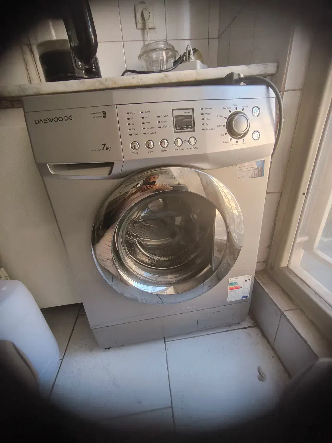 ماشین لباسشویی هفت کیلویی دوو مدل DWD F1013ST|ماشین لباسشویی و خشککن لباس|تهران, شادمان|دیوار